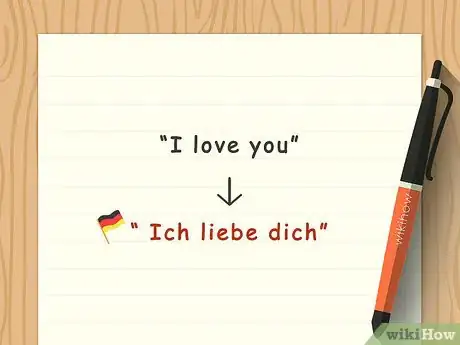 Imagen titulada Say "I Love You" in French, German and Italian Step 5